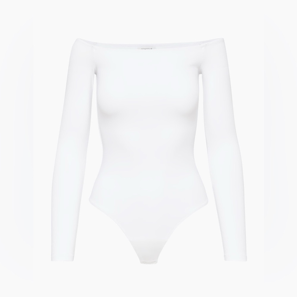 Aritzia Babaton Contour Off-Shoulder Longsleeve Bodysuit